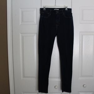 721 high rise skinny levis blue jeans size 32/34